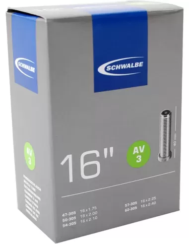 Schwalbe binnenband Standaard 16 inch Auto ventiel