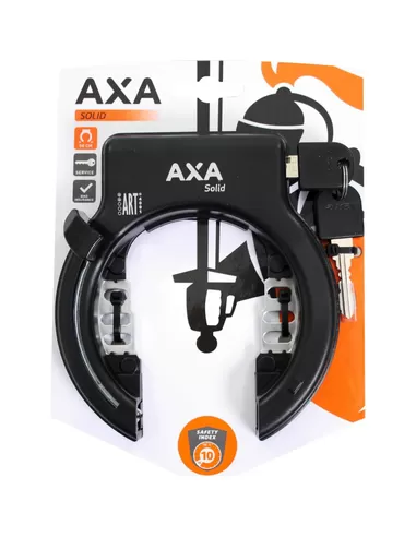 Axa ringslot Solid XL zwart | Het Zwarte Fietsenplan